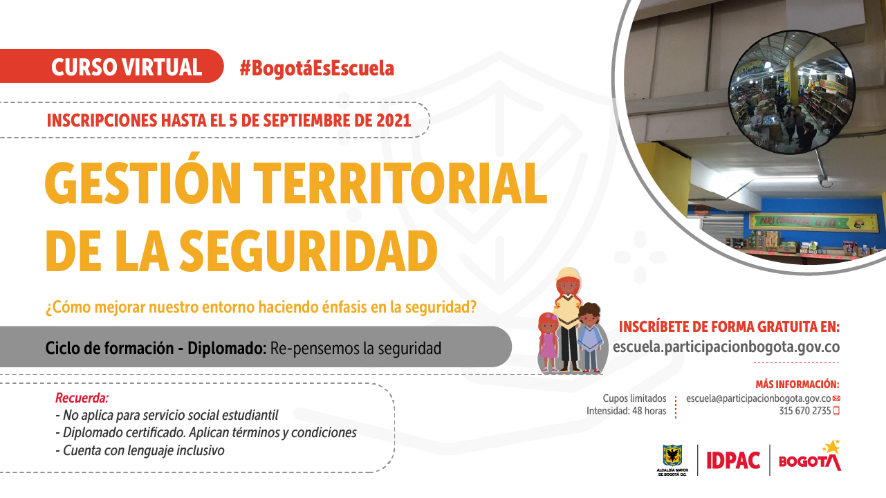 GESTIÓN TERRITORIAL DE LA SEGURIDAD | Bogota.gov.co