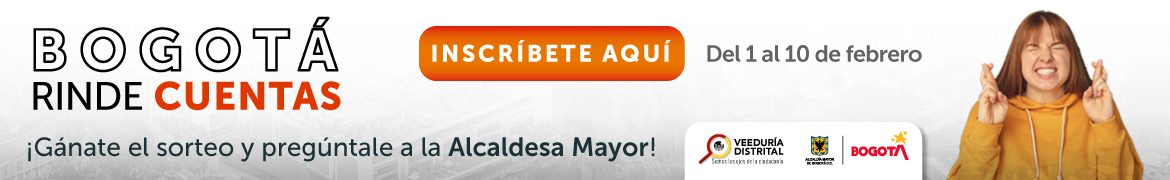 Sorteo ciudadano para intervenir en Rendición de Cuentas de Alcaldía ¡Participa!