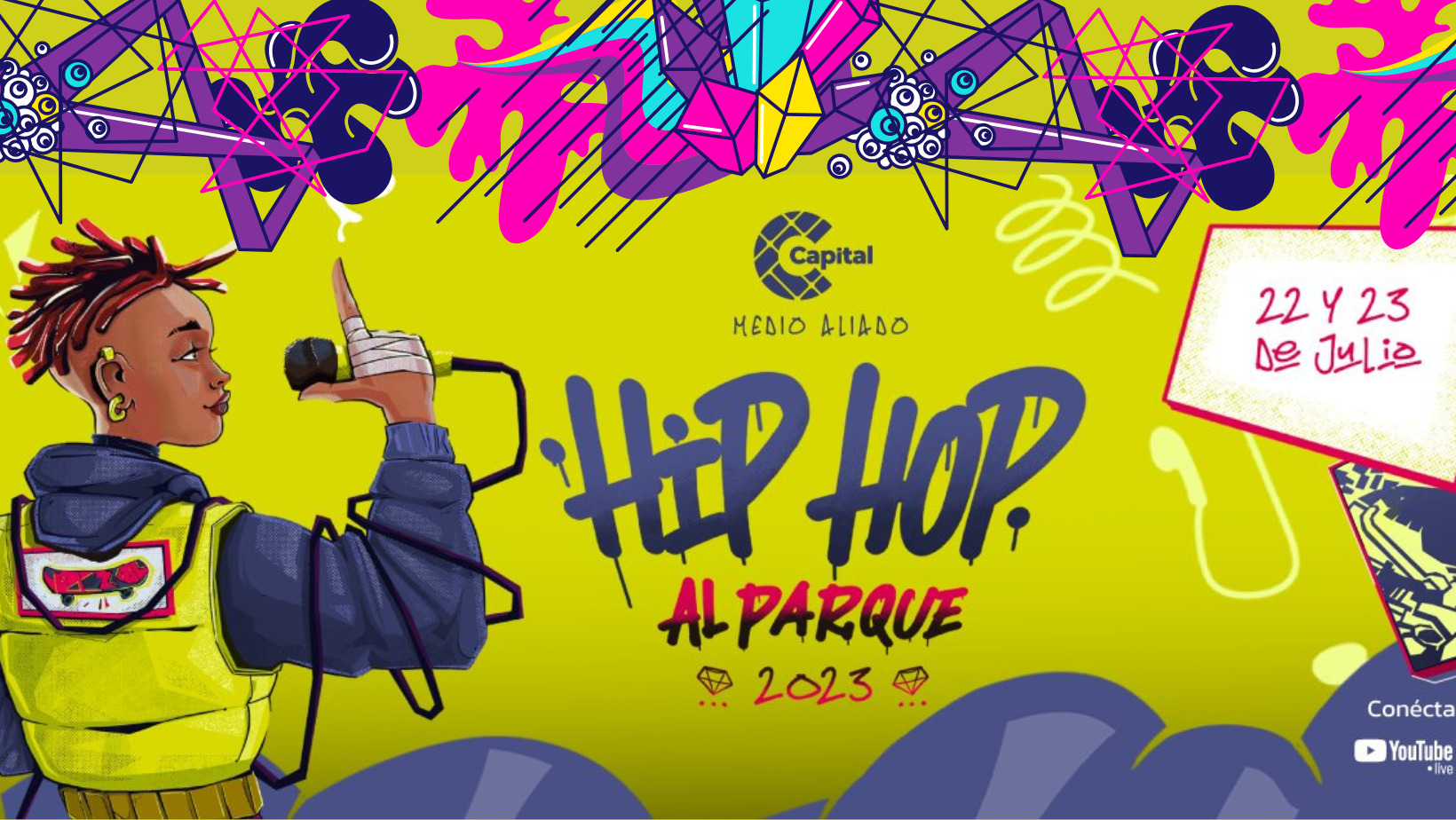 Capital hará una trasmisión especial del Festival Hip Hop al Parque