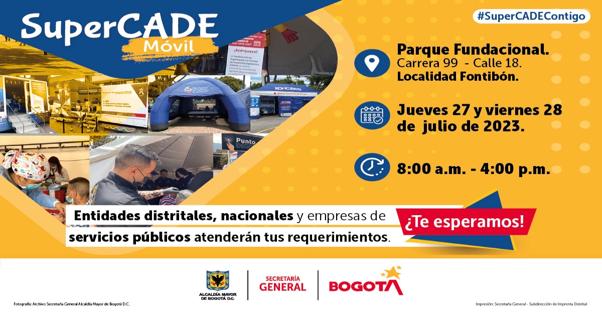 Supercade Móvil Llega A Fontibón Con Todo Su Portafolio De Servicios 