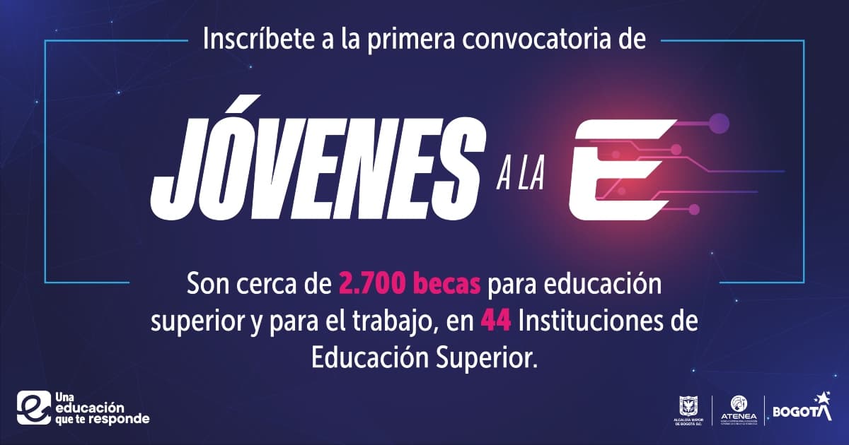 Registration for the first call for the Jóvenes a la E program