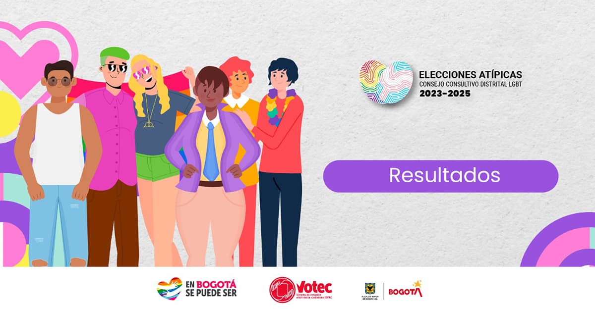 Resultado Elecciones Consejo Consultivo Distrital LGBT2 2023 2025