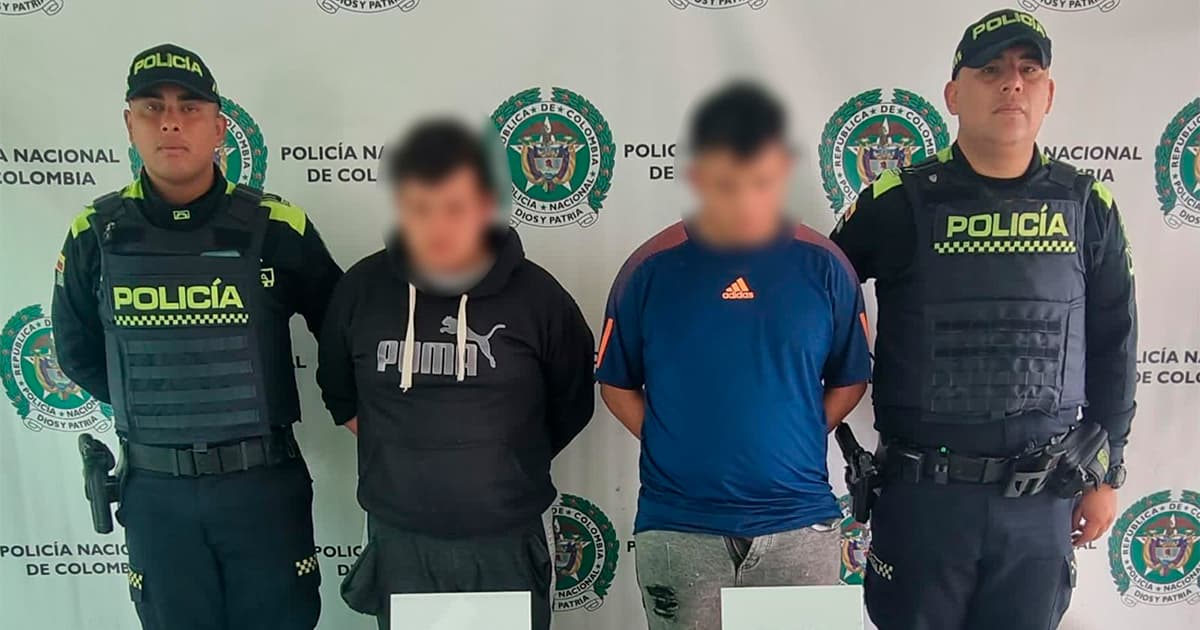 Video: Seguridad en Bogotá 2 capturados con 2.000 dosis de drogas y un arma