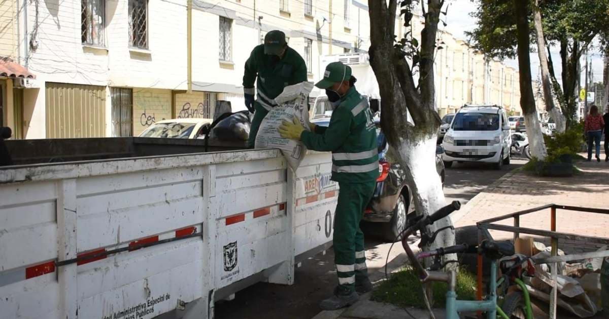 Ecopuntos UAESP en Bogotá recolección escombros 14 al 17 de noviembre