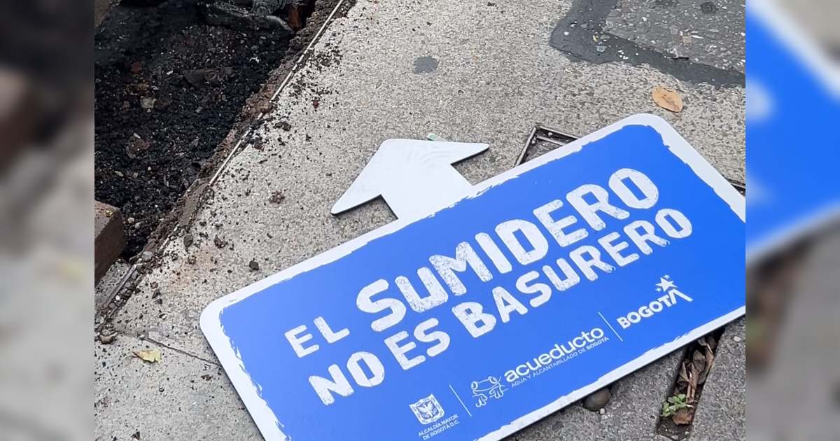 Pilas botar basura en las calles genera inundaciones en Bogotá