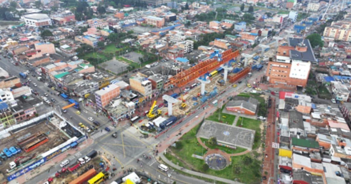 Movilidad en Bogotá obras Metro avenida Primero de Mayo y calle 42 sur