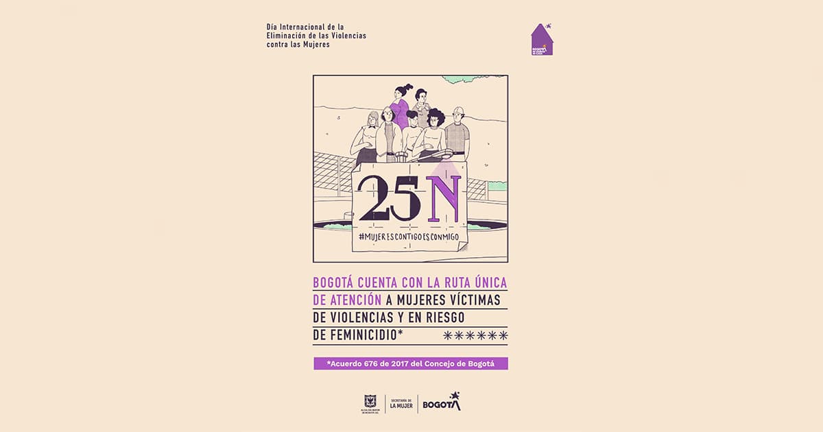 Por un compromiso activo en la eliminación de violencias contra mujeres: 25N