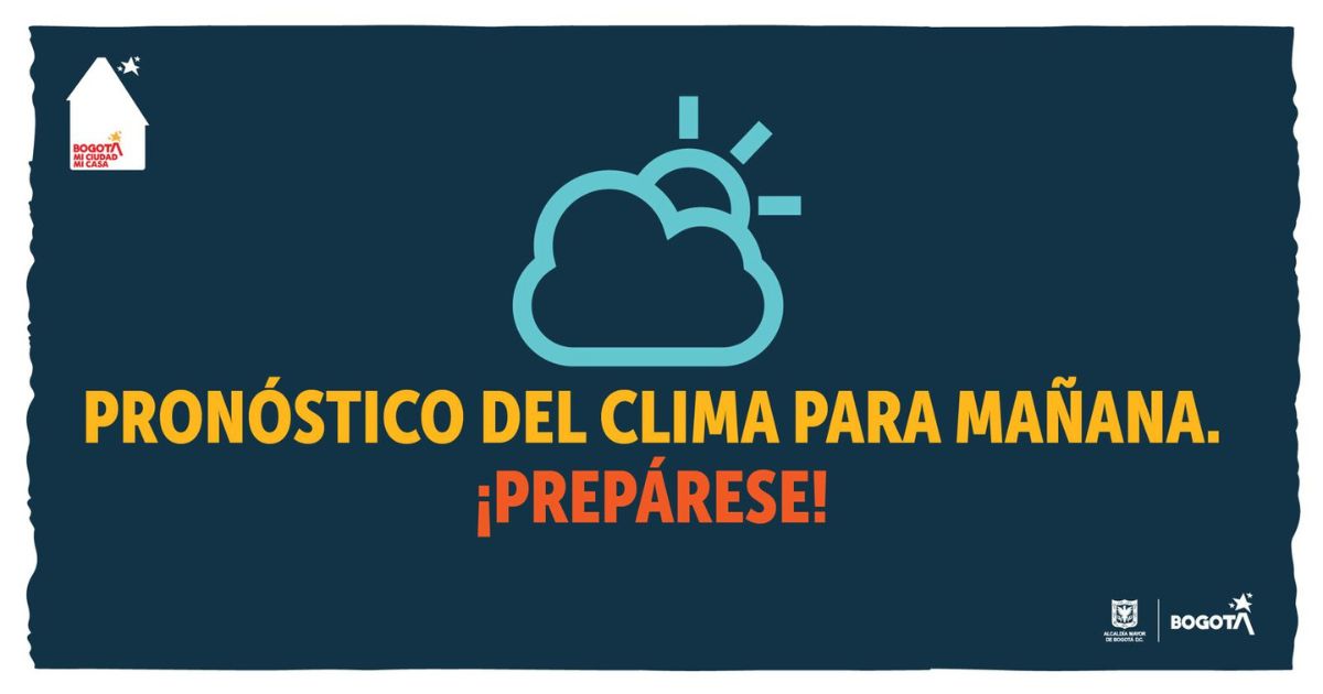 Pronóstico del clima en Bogotá domingo 10 de noviembre de 2024 