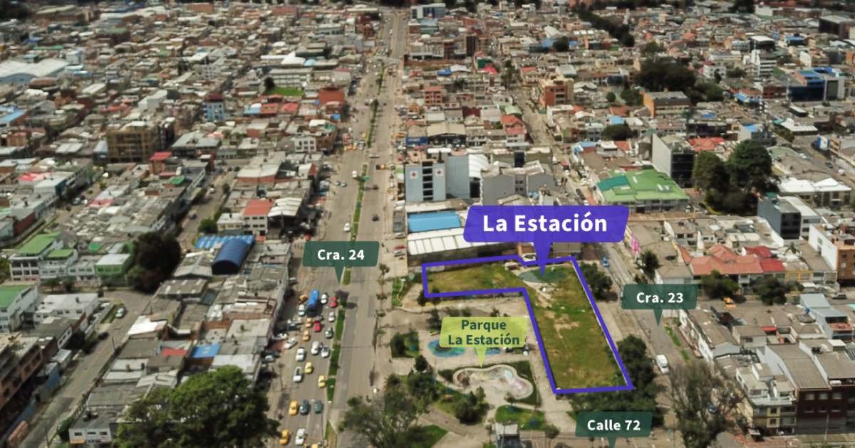 Convocatoria para revitalización sector del parque La Estación Bogotá 