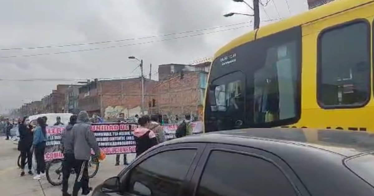 Movilidad en Bogotá: por manifestación hay retrasos en TransMilenio hoy viernes