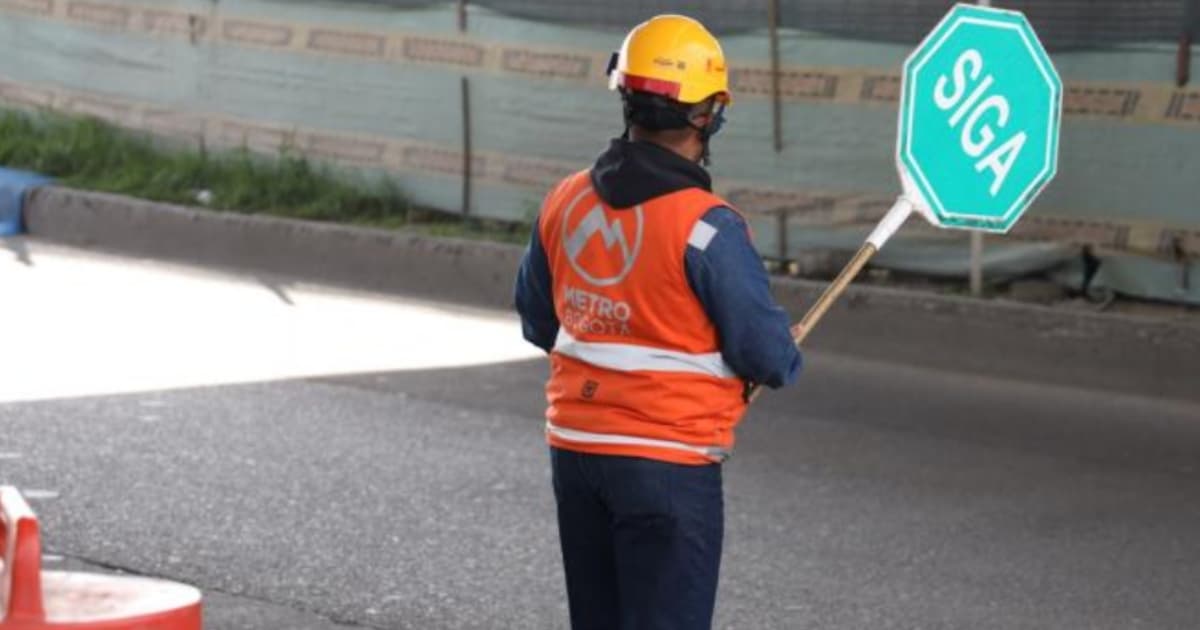 Trabajo en Bogotá accede a vacantes auxiliar de tráfico en obras Metro