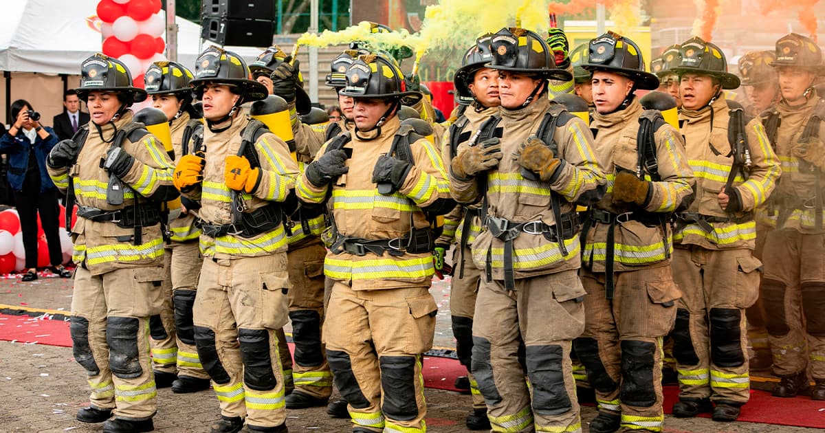 📸 Así se vivió la conmemoración por los 130 años de Bomberos Bogotá 👩🏻‍🚒🧑‍