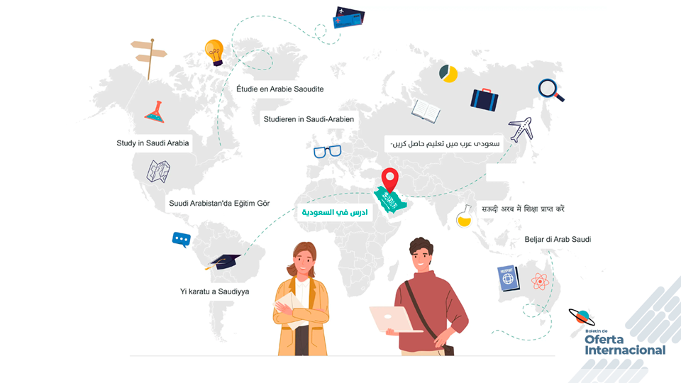 Becas internacionales del Ministerio de Educación de Arabia Saudita para ciudada