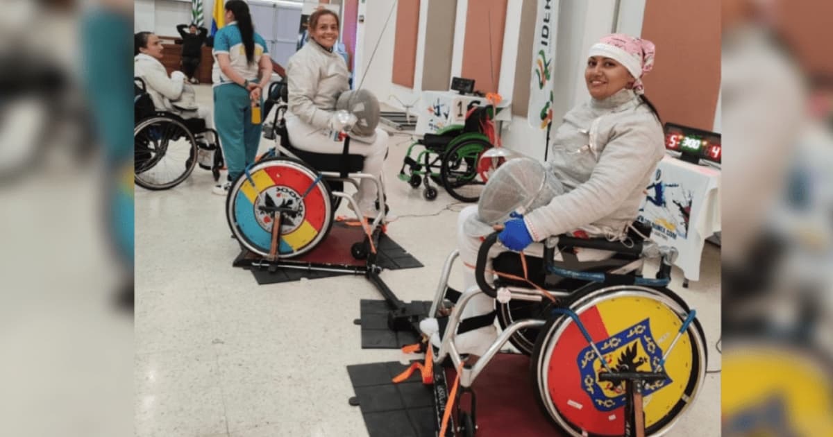 Equipo Bogotá logra tres medallas oro en Nacional de Esgrima en silla 2025