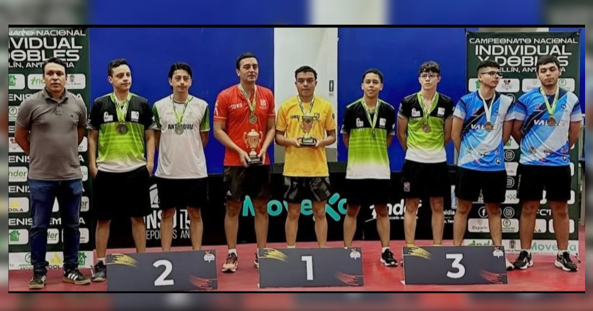 Bogotá suma oro y bronce en el campeonato nacional de tenis de mesa
