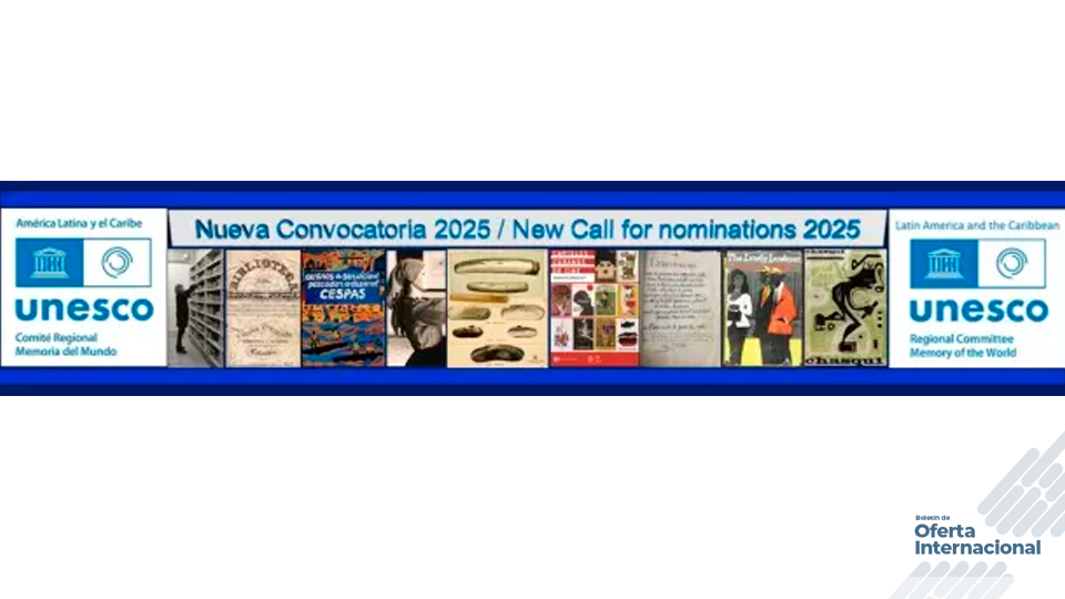 Convocatoria de la UNESCO para proteger y visibilizar patrimonio documental