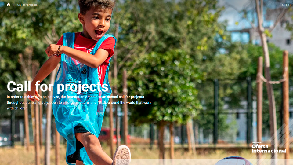 La Fundación UEFA apoya iniciativas sociales con infancia en todo el mundo