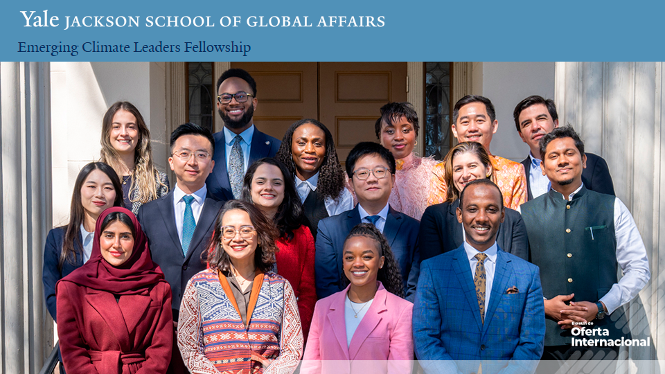 Yale cubre todos los gastos para formar líderes del clima del Sur Global
