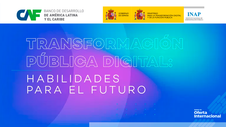 Curso virtual de CAF e INAP para liderar la innovación pública en la región