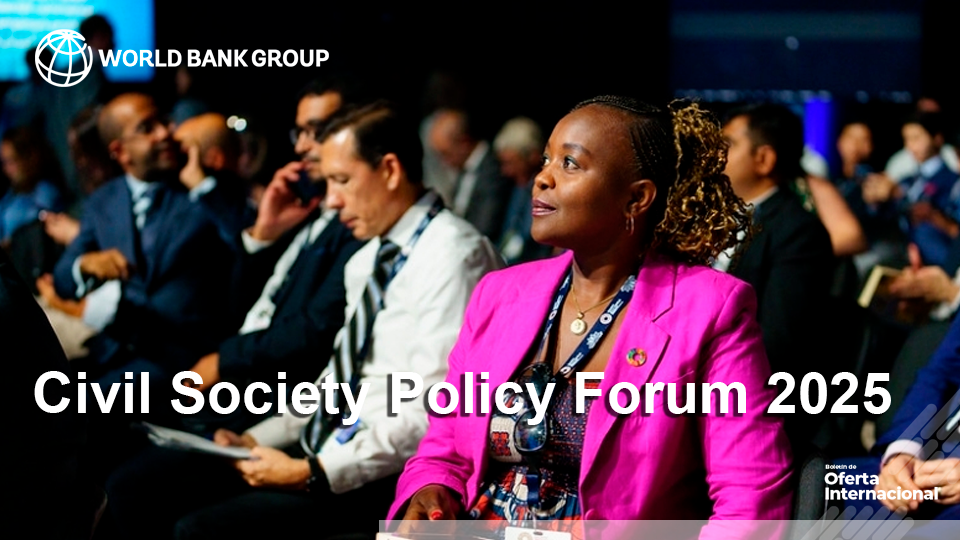 Convocatoria internacional del Banco Mundial y FMI para organizaciones sociales