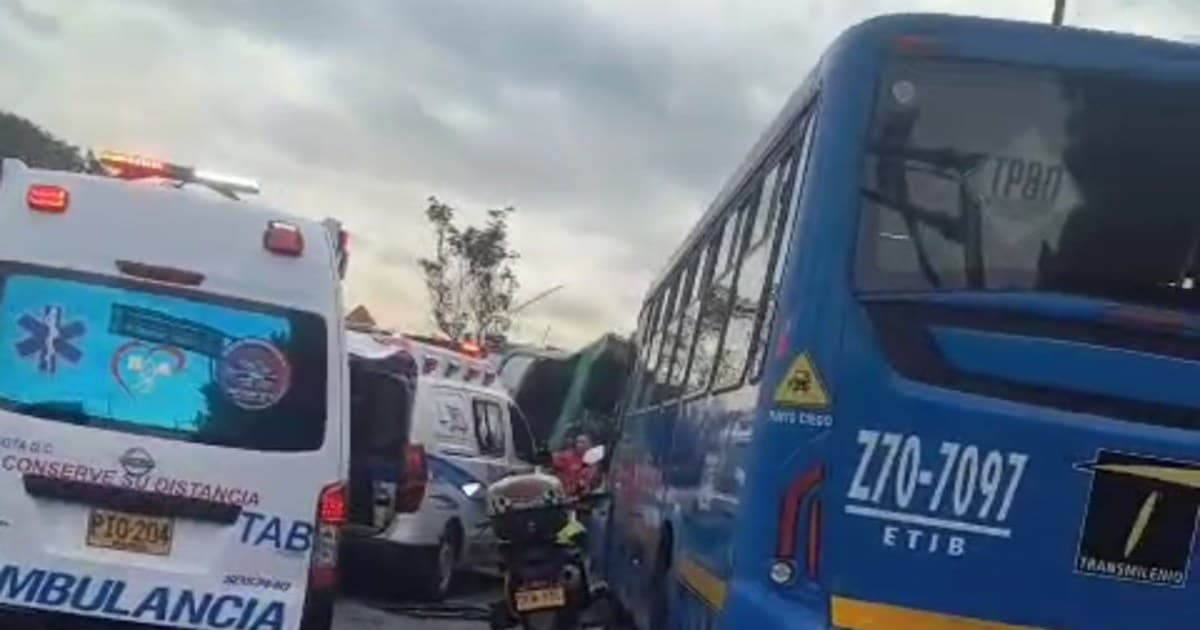 Movilidad tras accidente en av Boyacá con av Primero de Mayo Bogotá