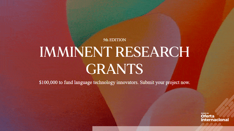 Financiación global para investigación en tecnología del lenguaje. Imminent