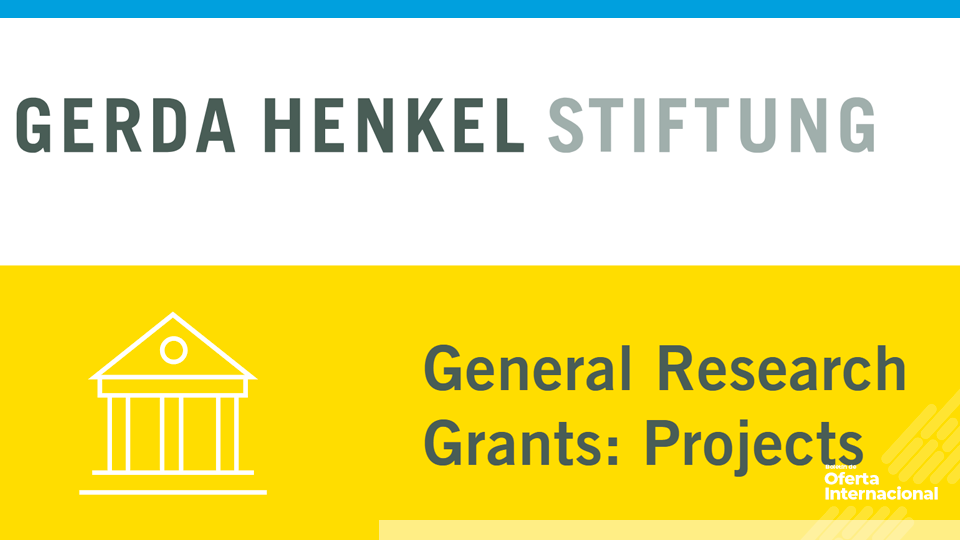 Subvención internacional para investigadores en ciencias humanas y sociales.