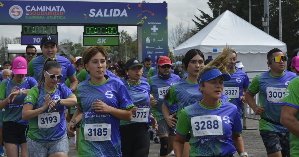 Carrera Caminata Solidaridad en Bogotá domingo 17 de agosto de 2025