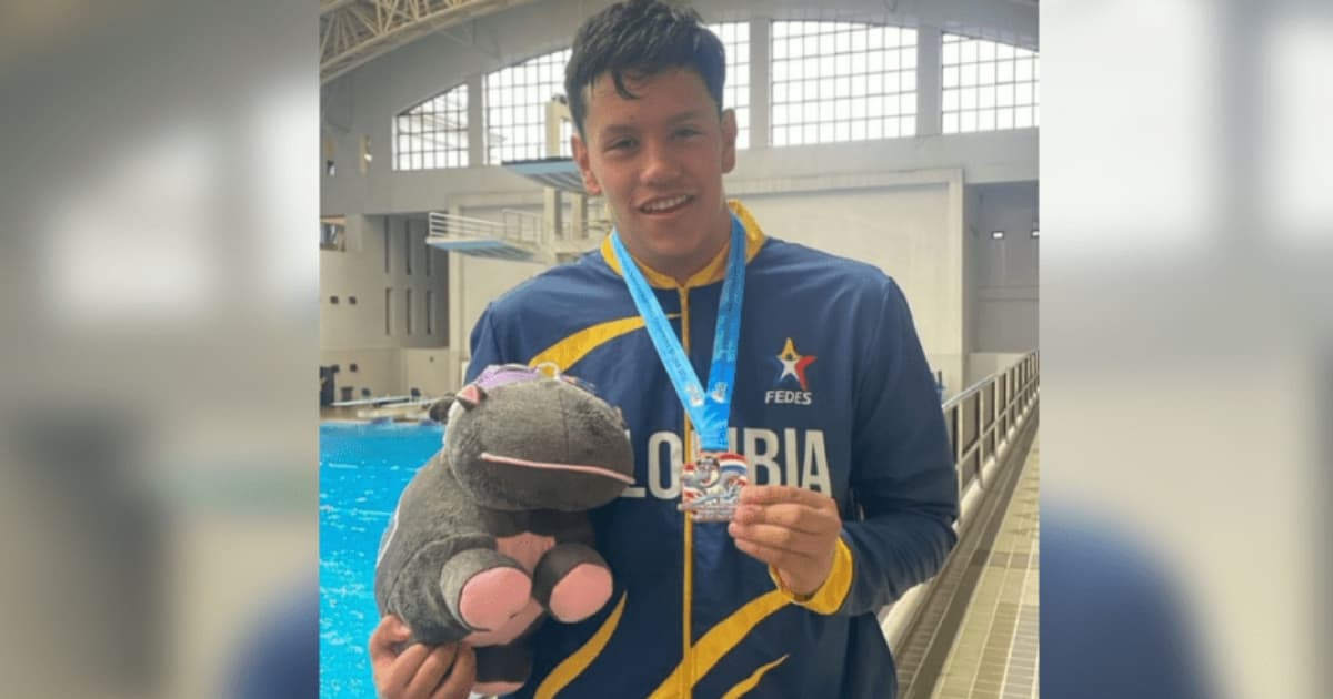 David Santiago Melo medalla de bronce para Bogotá en paranatación Tailandia 2025