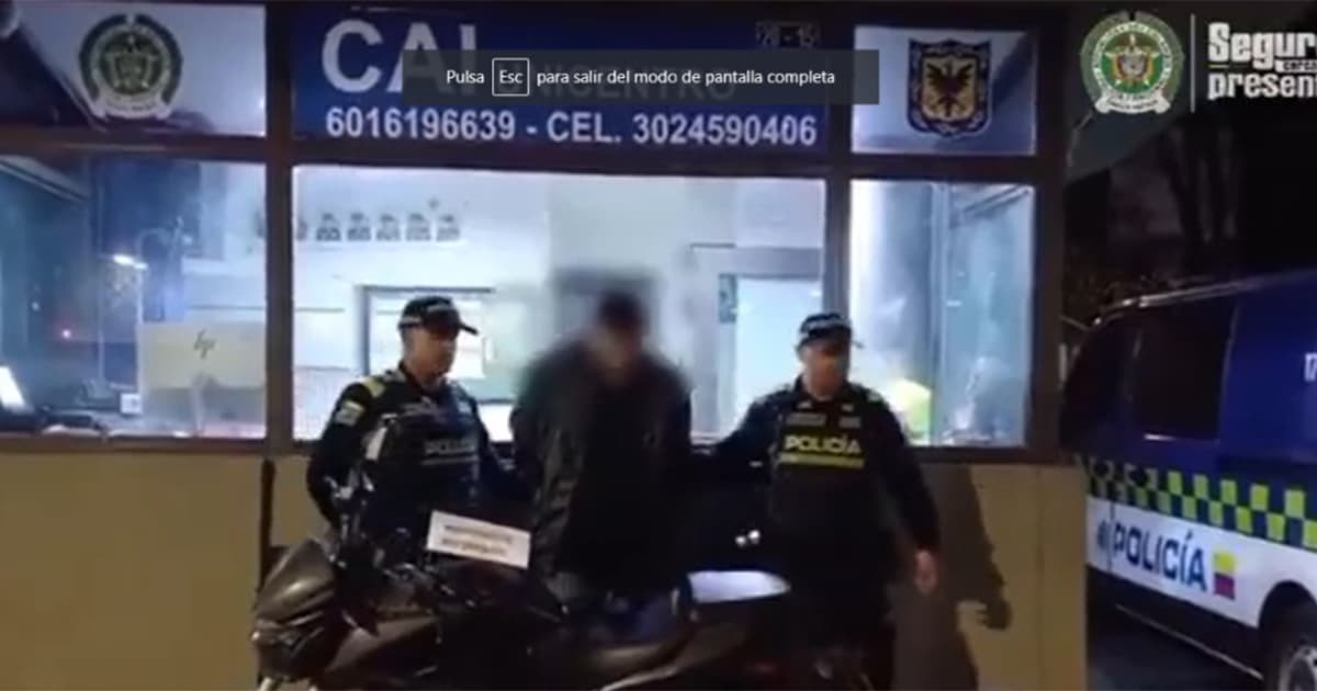 Capturado integrante de una banda que hurtó un restaurante en Bogotá