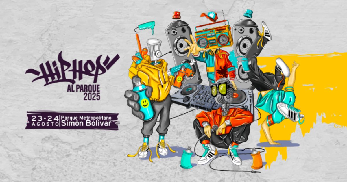 Fechas de agenda académica del Festival Hip al Parque 2025 de Bogotá
