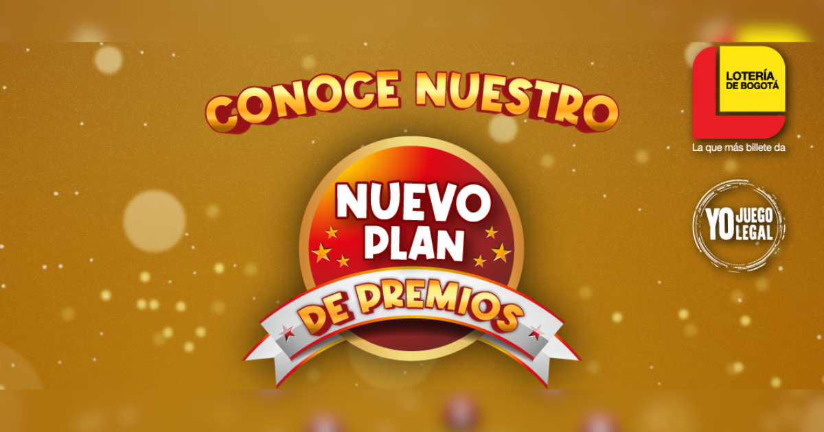 Nuevo plan de premios de la Lotería de Bogotá este 2025