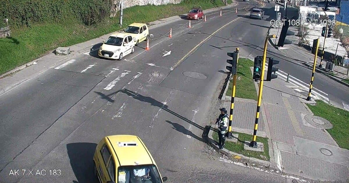 Reversible en carrera Séptima en Bogotá 17 y 18 de agosto de 2025