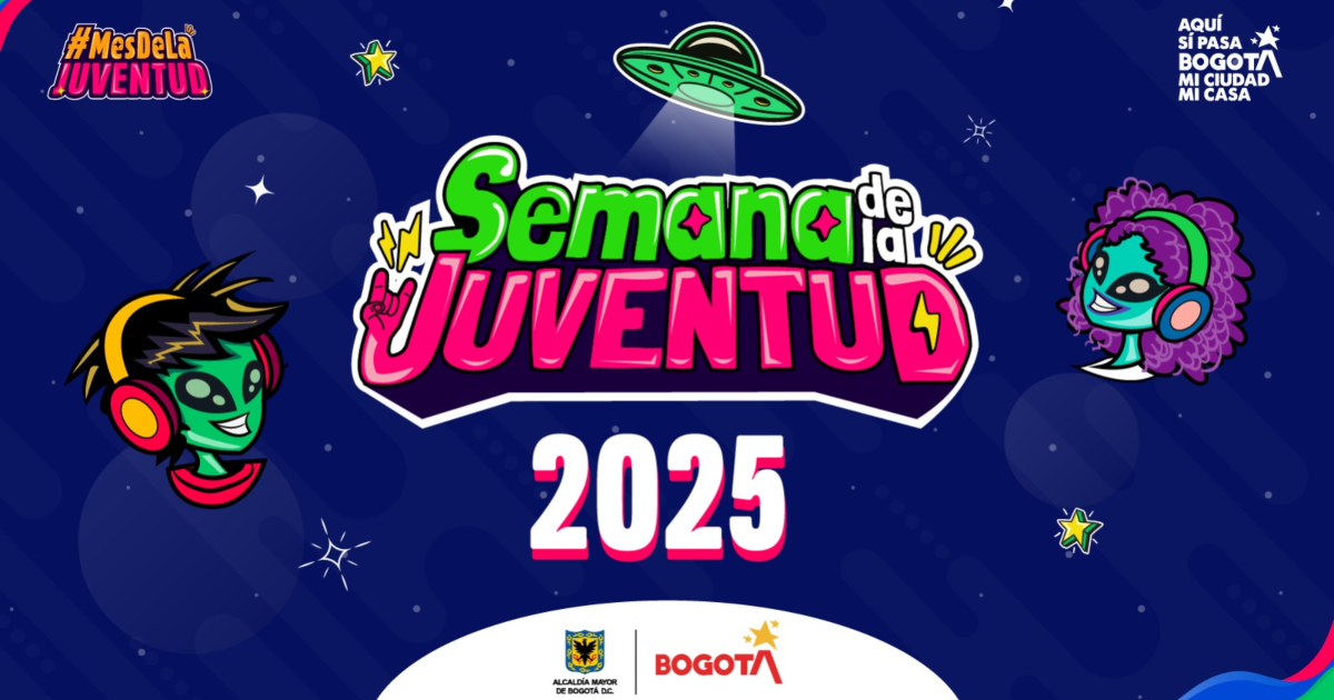 Semana de la Juventud 2025 en Bogotá será del 24 al 30 de agosto 