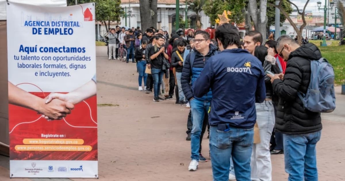Trabajo sí hay en Bogotá accede a 1.000 vacantes hasta el sábado 23 de agosto