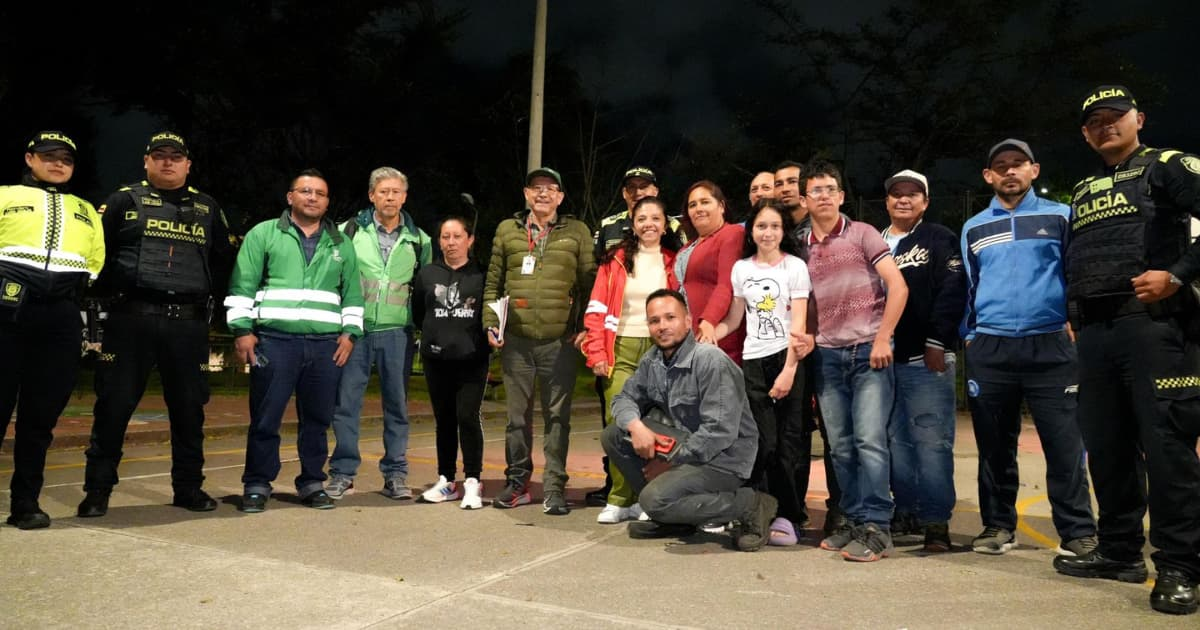 Alcaldía local Tunjuelito verificó estado de luminarias parque Betania