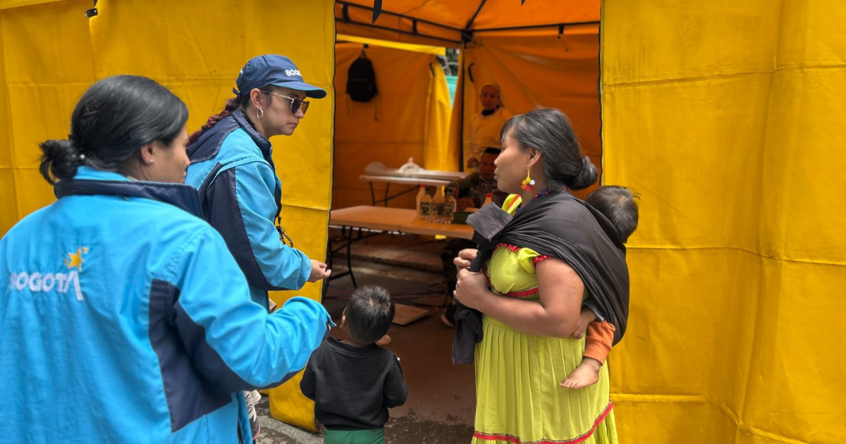 Atención en salud a comunidad emberá en Bogotá 2025