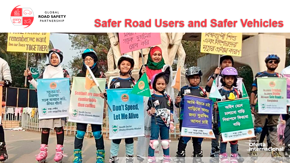 Subvención internacional para seguridad vial. Global Road Safety Partnership