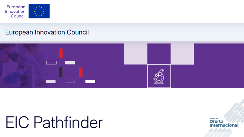Convocatoria Horizonte Europa para innovación disruptiva. Comisión Europea