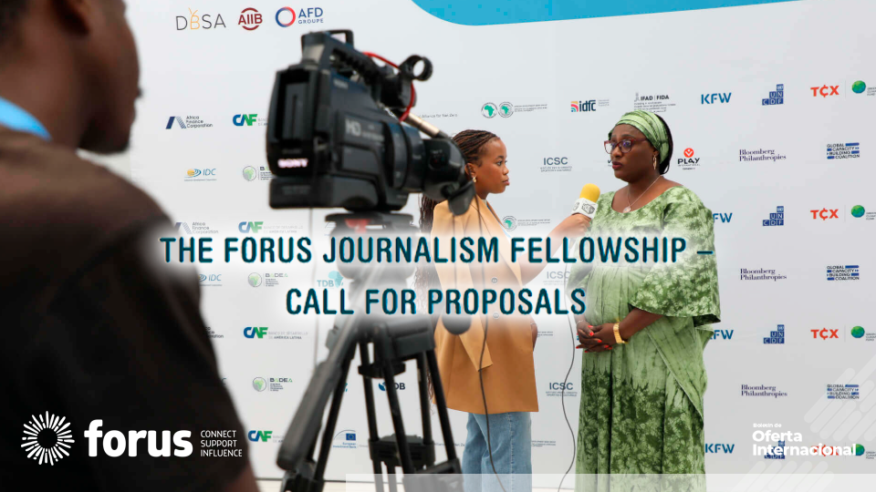 Convocatoria internacional para periodistas. Forus International