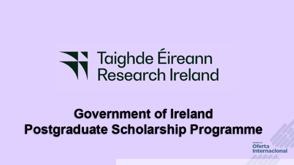Irlanda abre becas de posgrado en investigación para estudiantes internacionales.