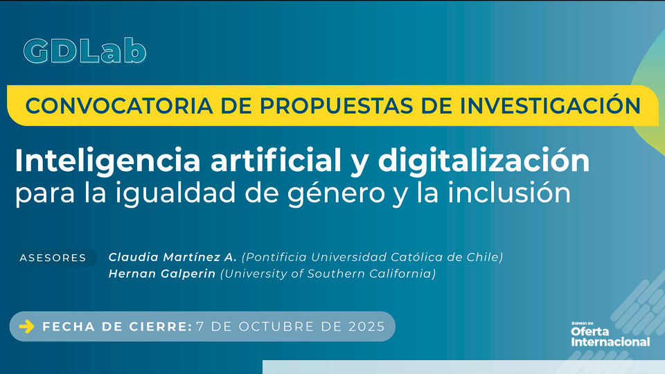 Convocatoria GDLab 2025 del BID y CAF para investigaciones en IA y digitalización
