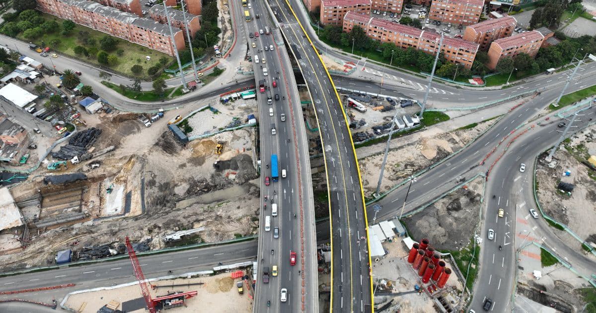 Por obras, cierre total de la conectante Nor-Occidente de la av. carrera 68 con av. Primero de Mayo