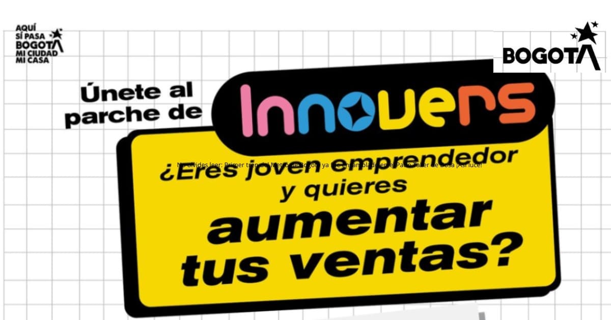 Taller para emprendedores Innovers Bogotá 20 septiembre de 2025