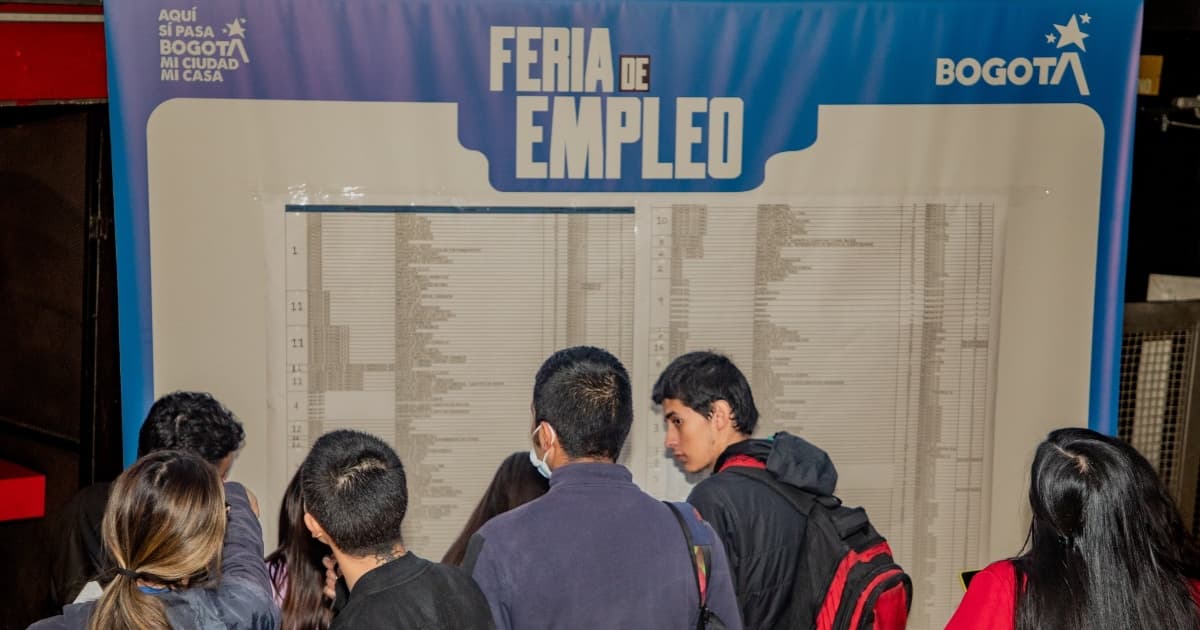 Tasa de desempleo en Bogotá bajó a 8,5 % entre mayo y julio de 2025 