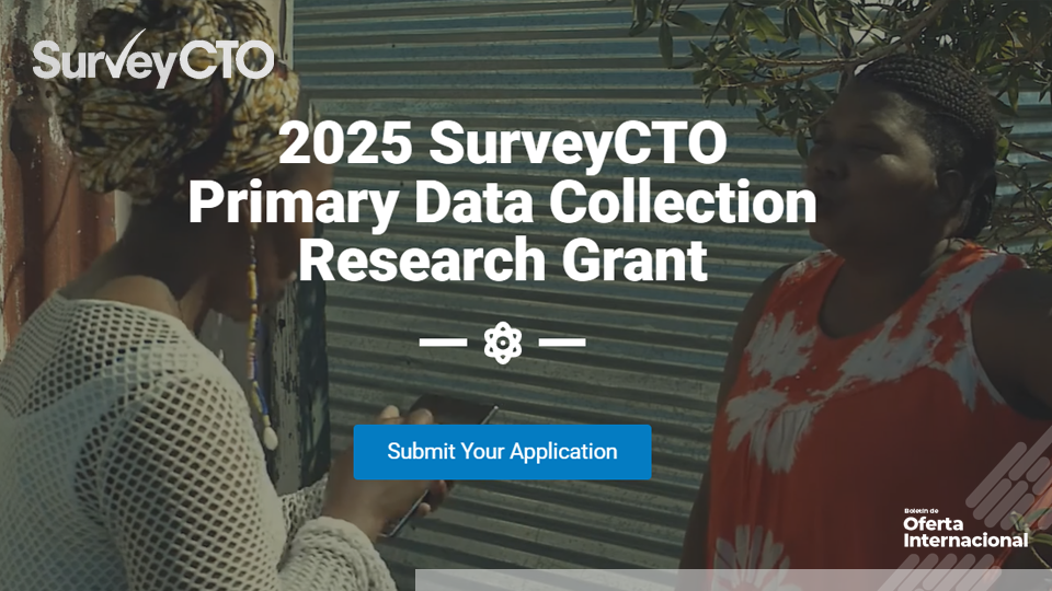 Subvención global para investigación con impacto social. SurveyCTO
