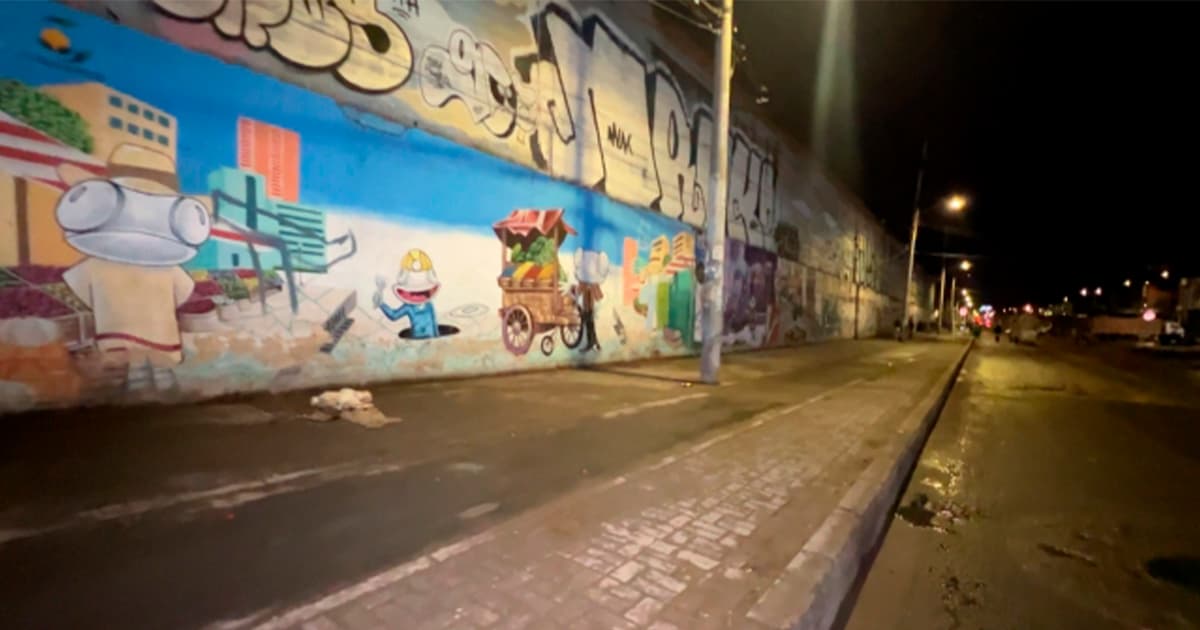 Foto de un espacio público en Bogotá que fue intervenido y recuperado 