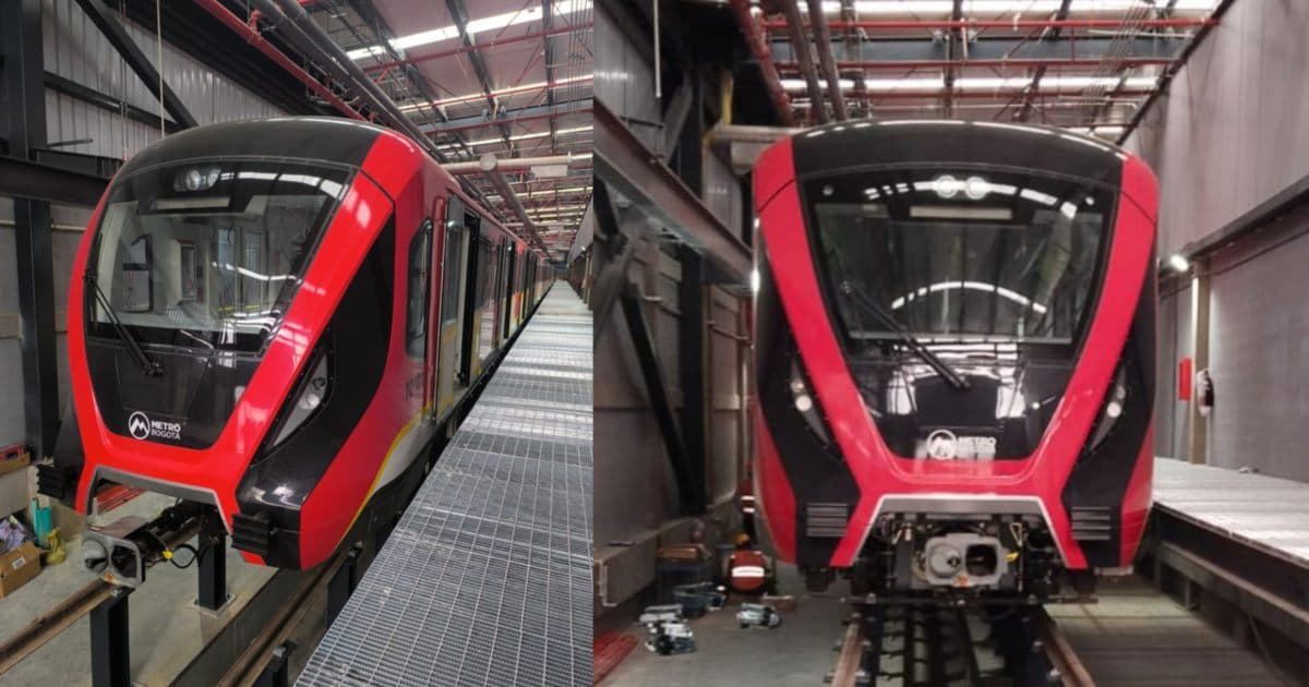En octubre inician pruebas estáticas primer tren del Metro Bogotá 2025