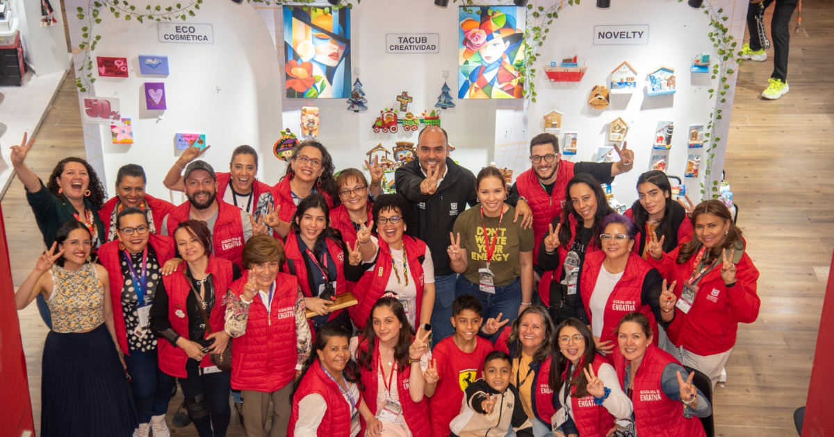 Imagen de los vendedores de la localidad de Engativá durante la Feria del Hogar 2025.