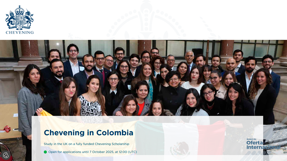 Programa global de becas para maestrías. Gobierno del Reino Unido.